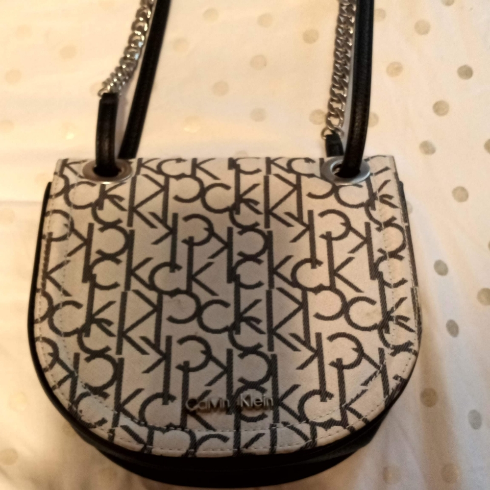 Authentic Calvin Klein messenger bag purse